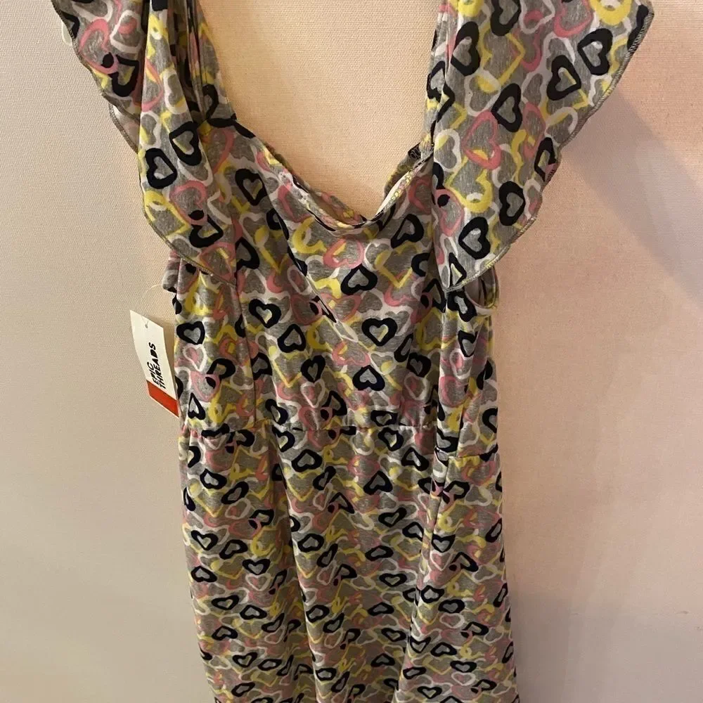 Epic threads Girl size L hearts 💛 dots Dress